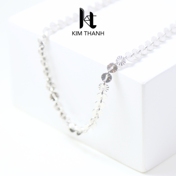 dây chuyền công khế mạ màu bạch kim - trang sức sỉ kim thanh