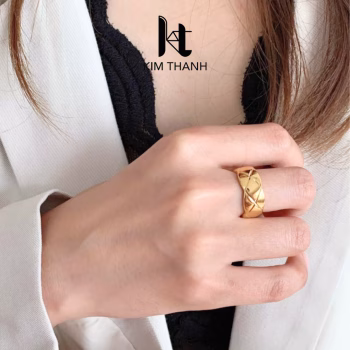 Nhẫn Titan coco - trang sức sỉ Kim Thanh