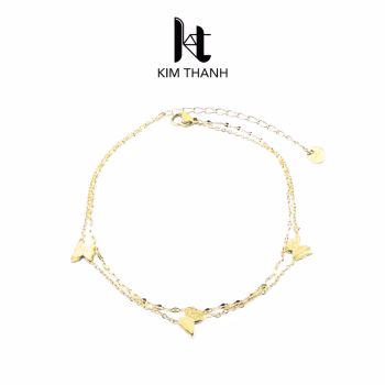 Lắc chân titan cao cấp, không gỉ sét, không phai màu, bền đẹp theo thời gian – Trang Sức Sỉ Kim Thanh.