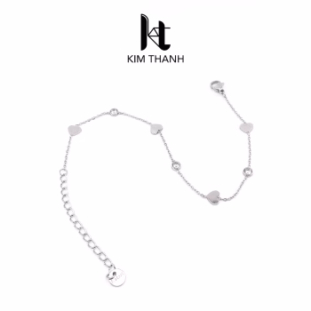 Lắc chân titan cao cấp, không gỉ sét, không phai màu, bền đẹp theo thời gian – Trang Sức Sỉ Kim Thanh.