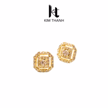 Bông tai nữ mạ vàng - Trang sức sỉ Kim Thanh