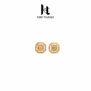 Bông tai nữ mạ vàng - Trang sức sỉ Kim Thanh