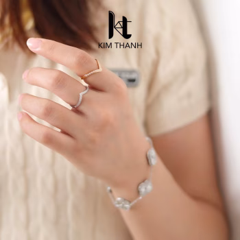 Nhẫn titan không gỉ - trang sức sỉ Kim Thanh