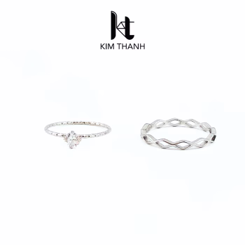 Nhẫn titan không gỉ - trang sức sỉ Kim Thanh