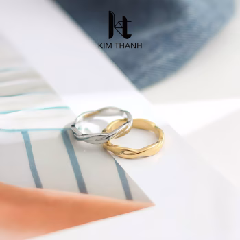 Nhẫn titan không gỉ - trang sức sỉ Kim Thanh