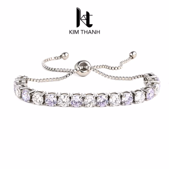 Lắc tay tennis thép không gỉ - Trang sức sỉ Kim Thanh