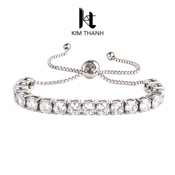 Lắc tay tennis thép không gỉ - Trang sức sỉ Kim Thanh